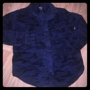 Blue camouflage Corduroy Gap Boys Large